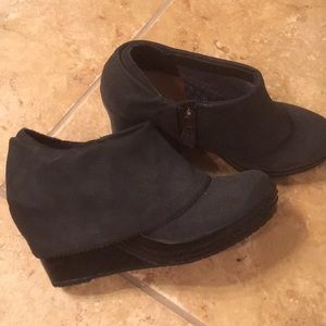 Charcoal grey booties